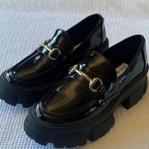 6.5 Steve Madden Black Chunky Loafers